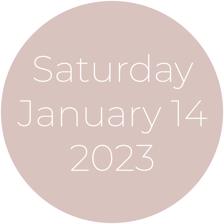 Saturday, January 14, 2023