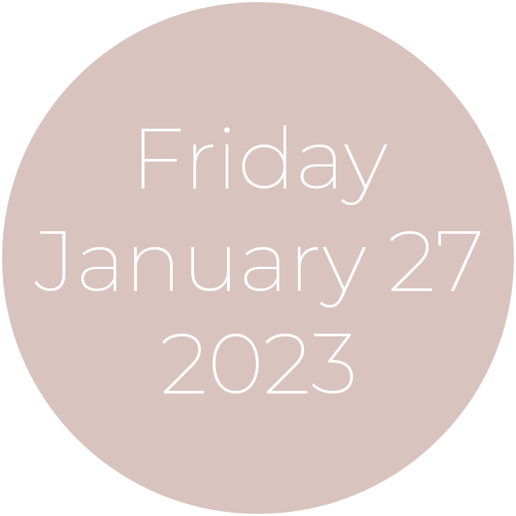 Friday, January 27, 2023
