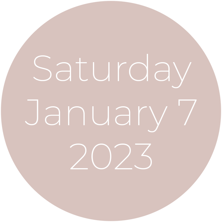 Saturday, January 7, 2023