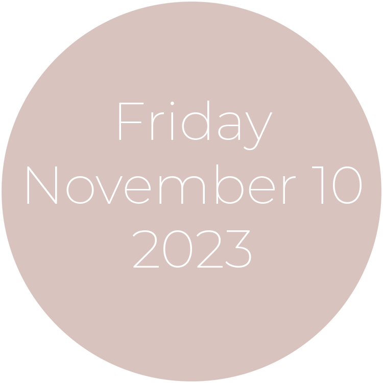 Friday, November 10, 2023