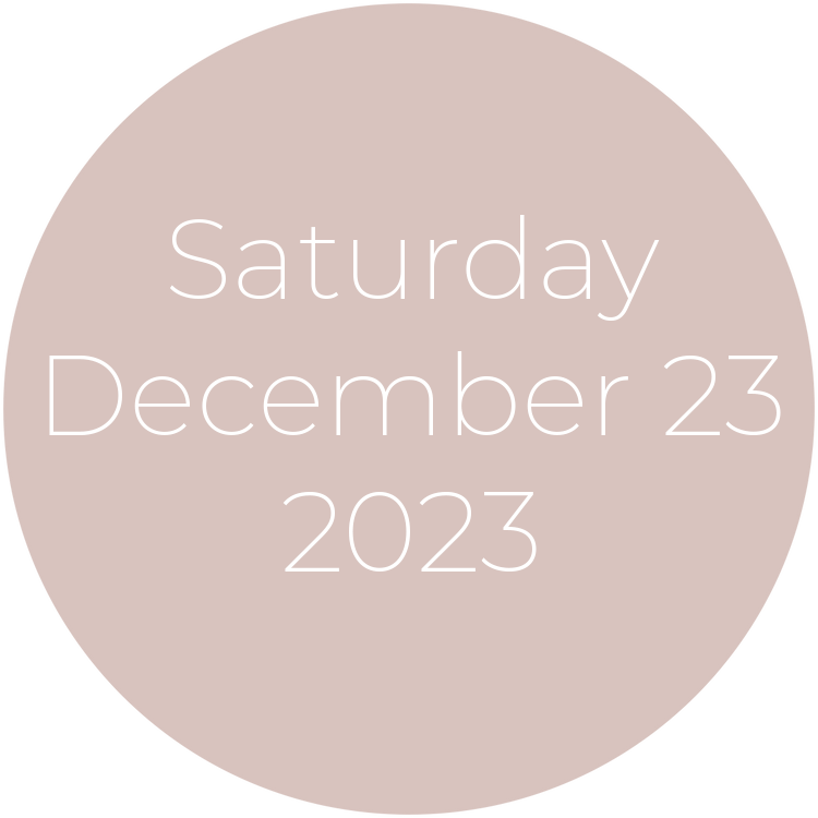 Saturday, December 23, 2023