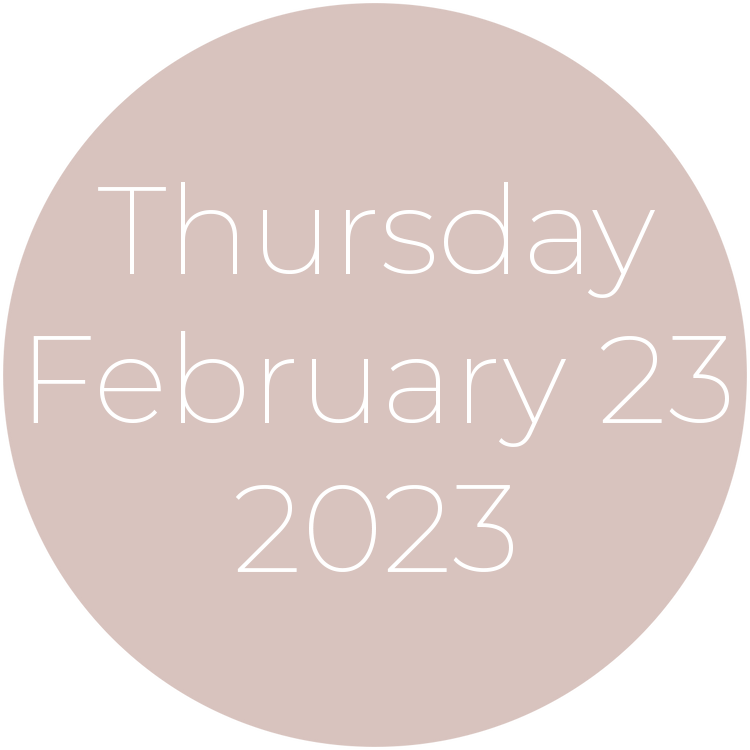 Thursday, February 23, 2023