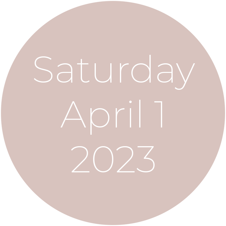 Saturday, April 1, 2023