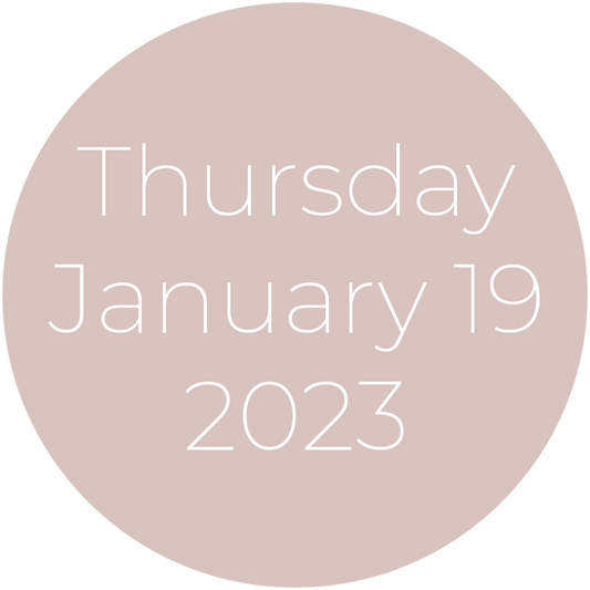 Thursday, January 19, 2023
