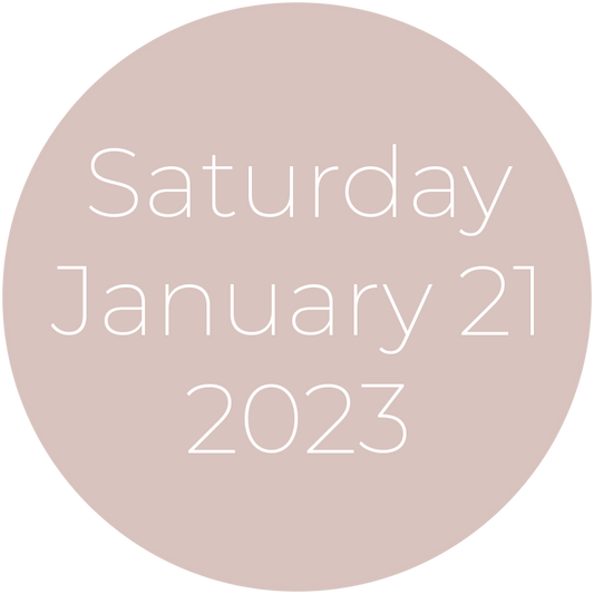 Saturday, January 21, 2023