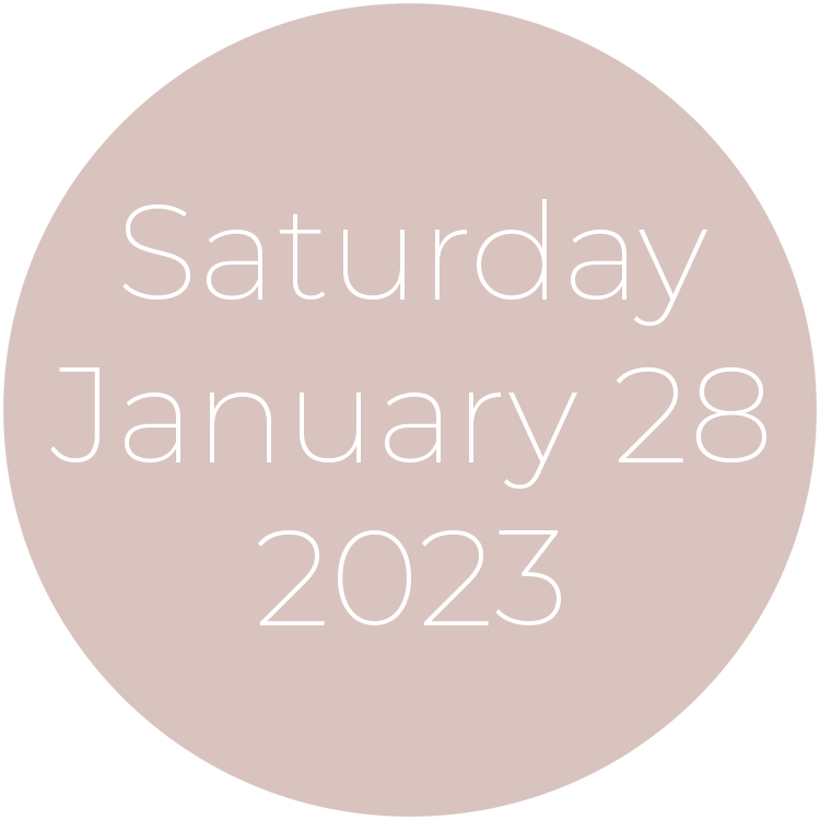 Saturday, January 28, 2023