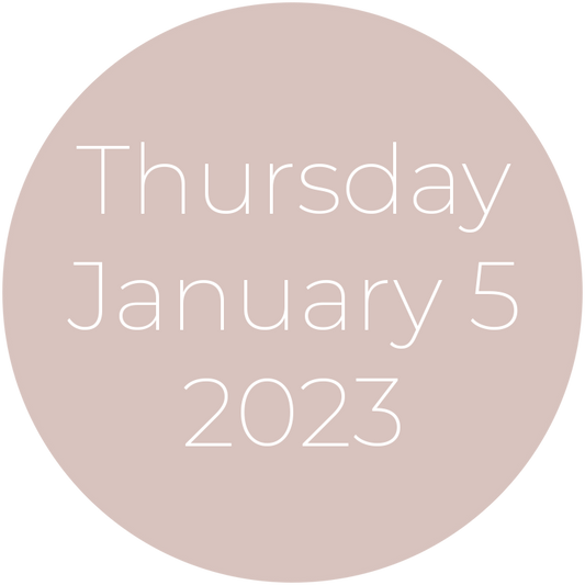 Thursday, January 5, 2023