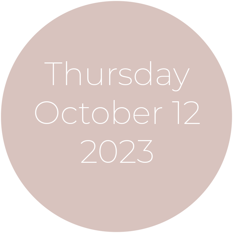 Thursday, October 12, 2023