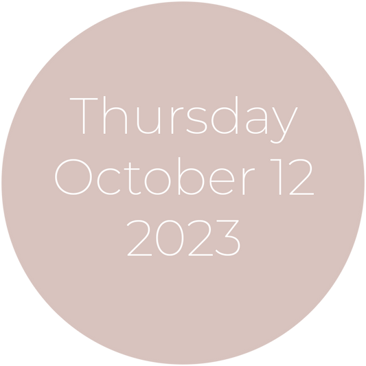 Thursday, October 12, 2023
