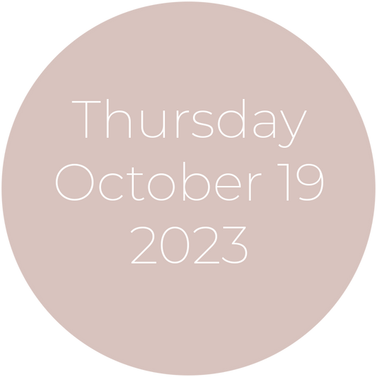 Thursday, October 19, 2023