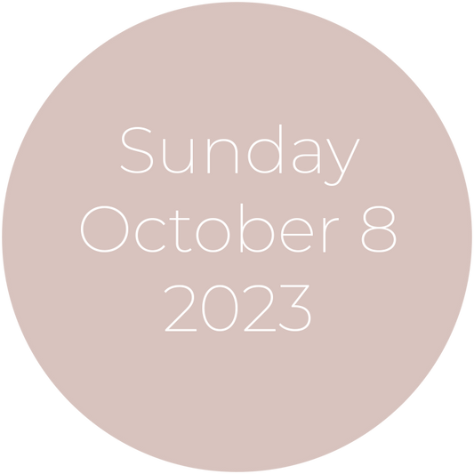 Sunday, October 8, 2023