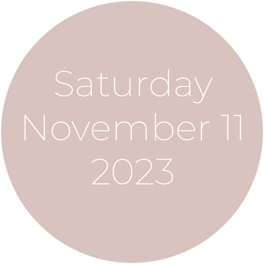 Saturday, November 11, 2023