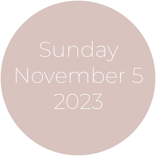 Sunday, November 5, 2023