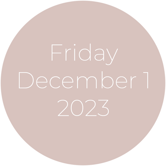 Friday, December 1, 2023