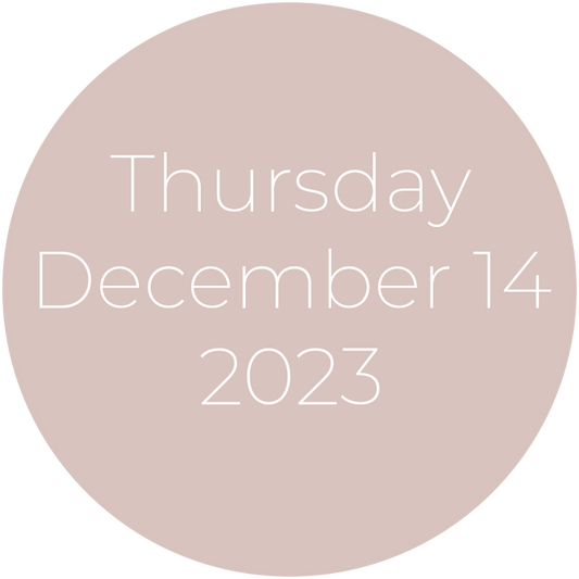 Thursday, December 14, 2023