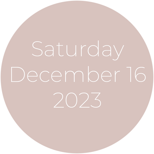 Saturday, December 16, 2023
