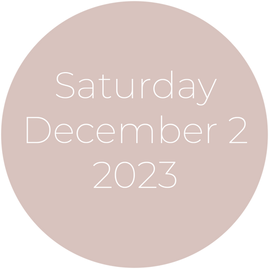 Saturday, December 2, 2023