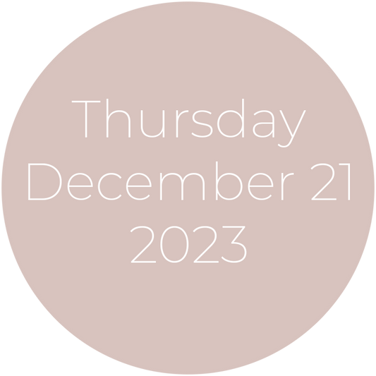 Thursday, December 21, 2023