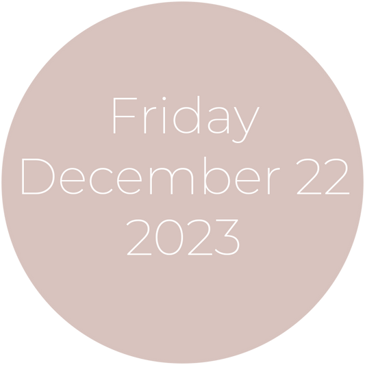 Friday, December 22, 2023