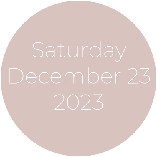 Saturday, December 23, 2023