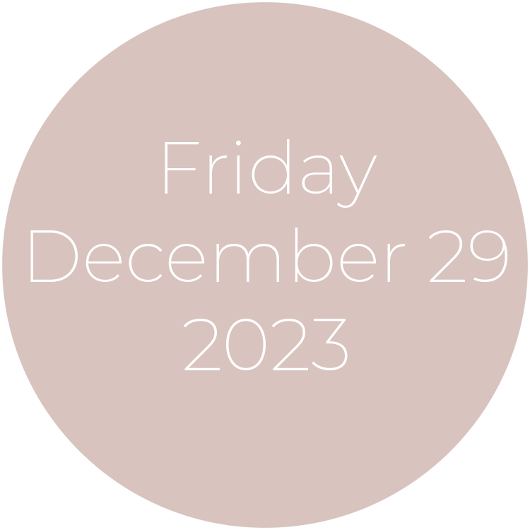 Friday, December 29, 2023