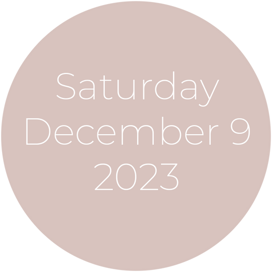 Saturday, December 9, 2023