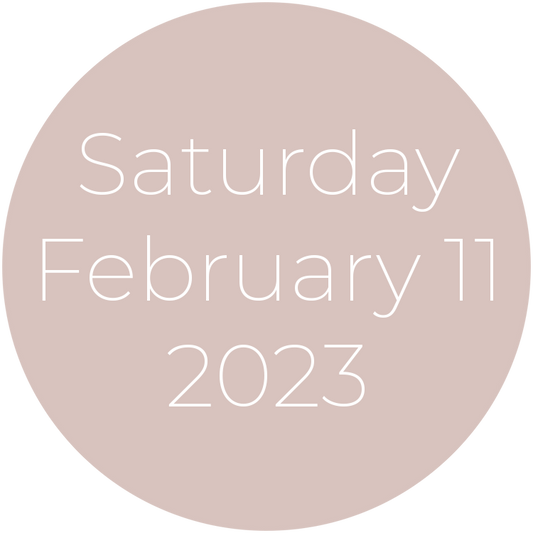 Saturday, February 11, 2023