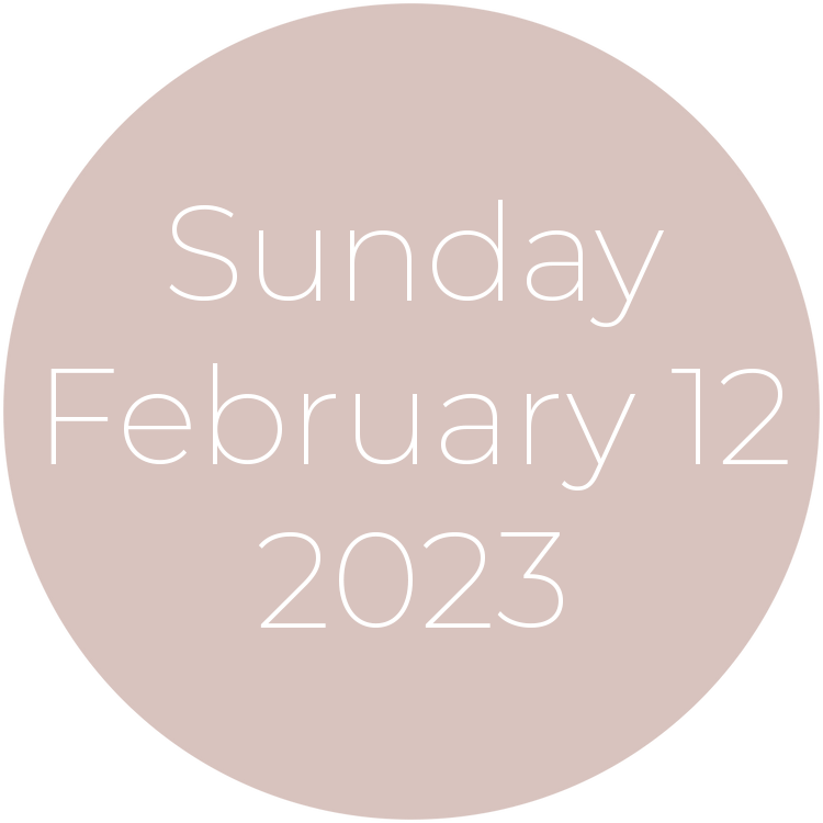 Sunday, February 12, 2023