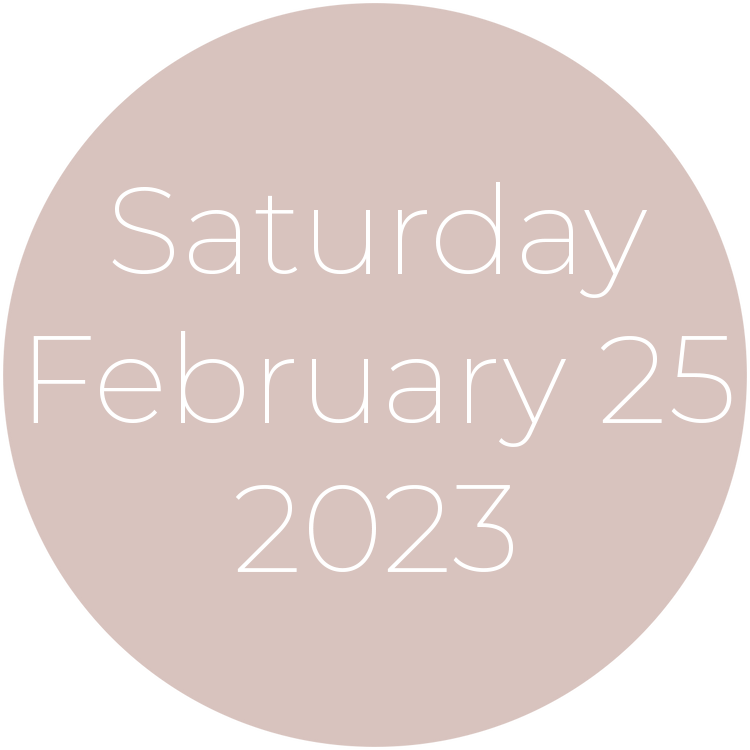 Saturday, February 25, 2023