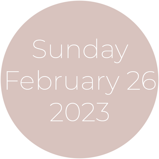 Sunday, February 26, 2023