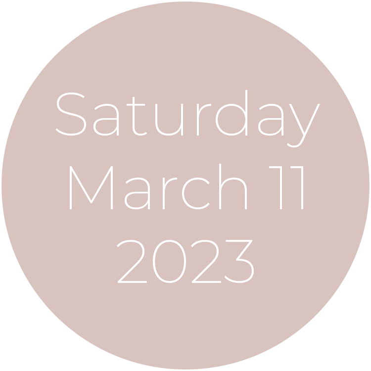 Saturday, March 11, 2023