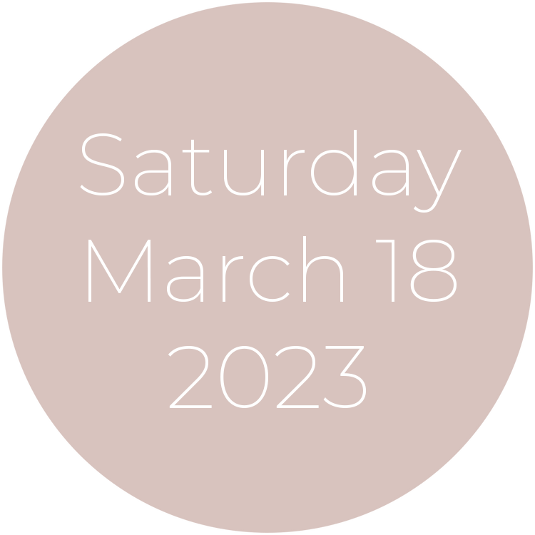Saturday, March 18, 2023
