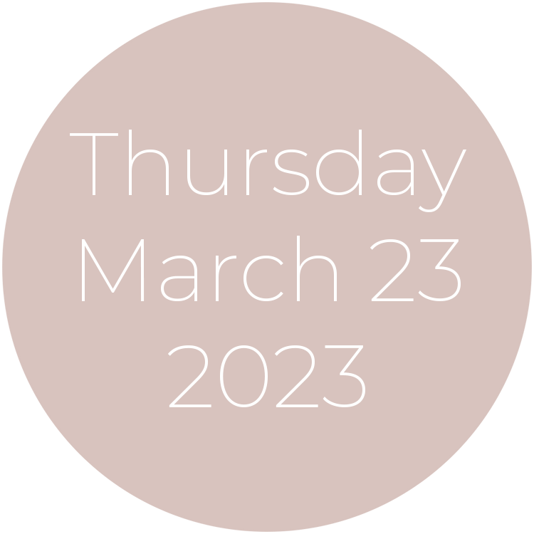 Thursday, March 23, 2023