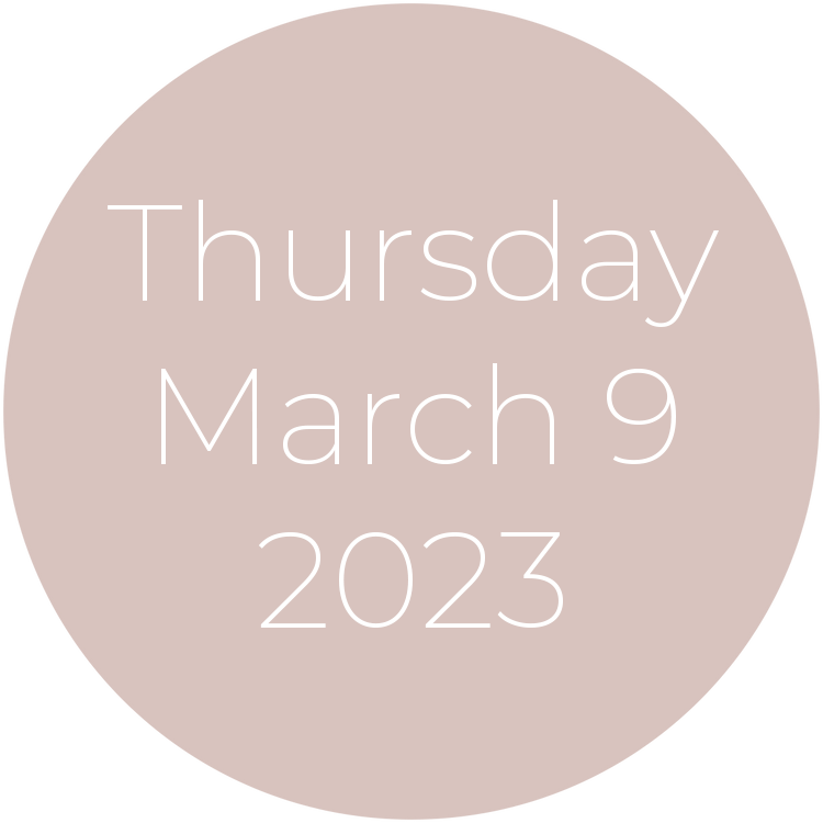 Thursday, March 9, 2023