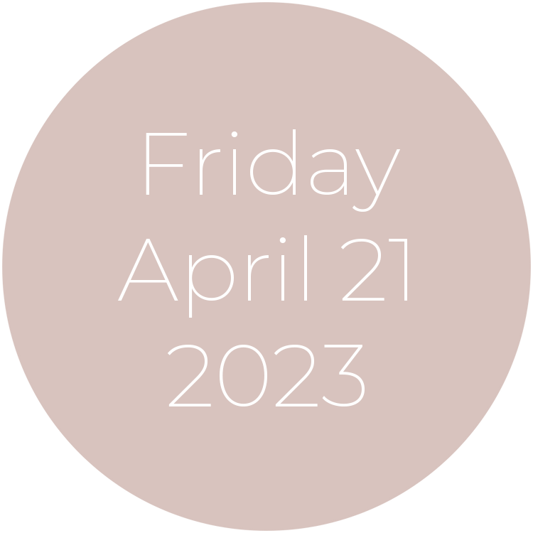 Friday, April 21, 2023