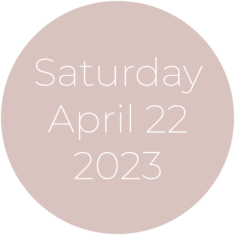 Saturday, April 22, 2023