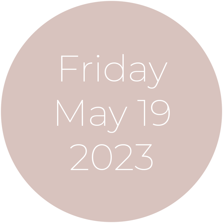 Friday, May 19, 2023