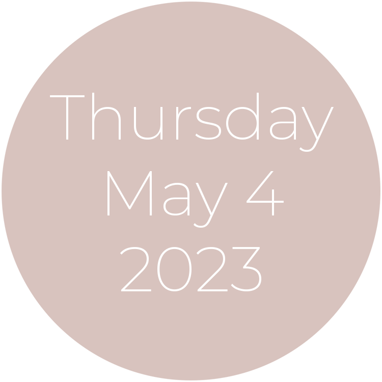Thursday, May 4, 2023