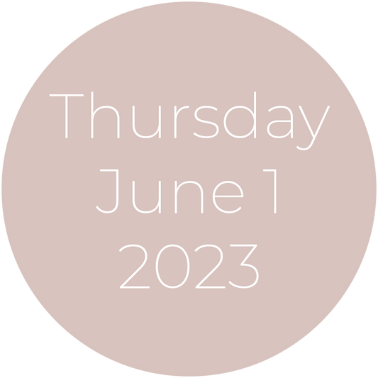 Thursday, June 1, 2023