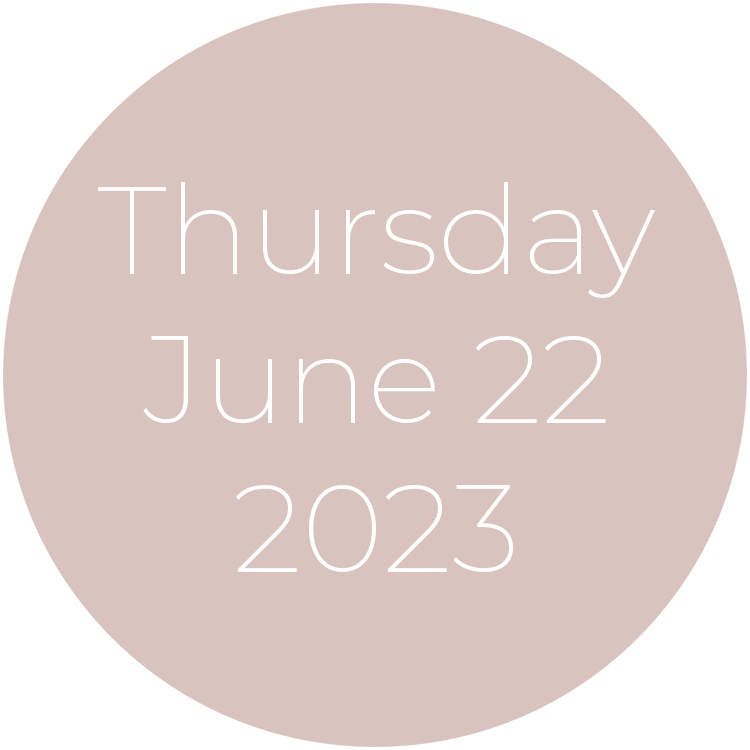 Thursday, June 22, 2023