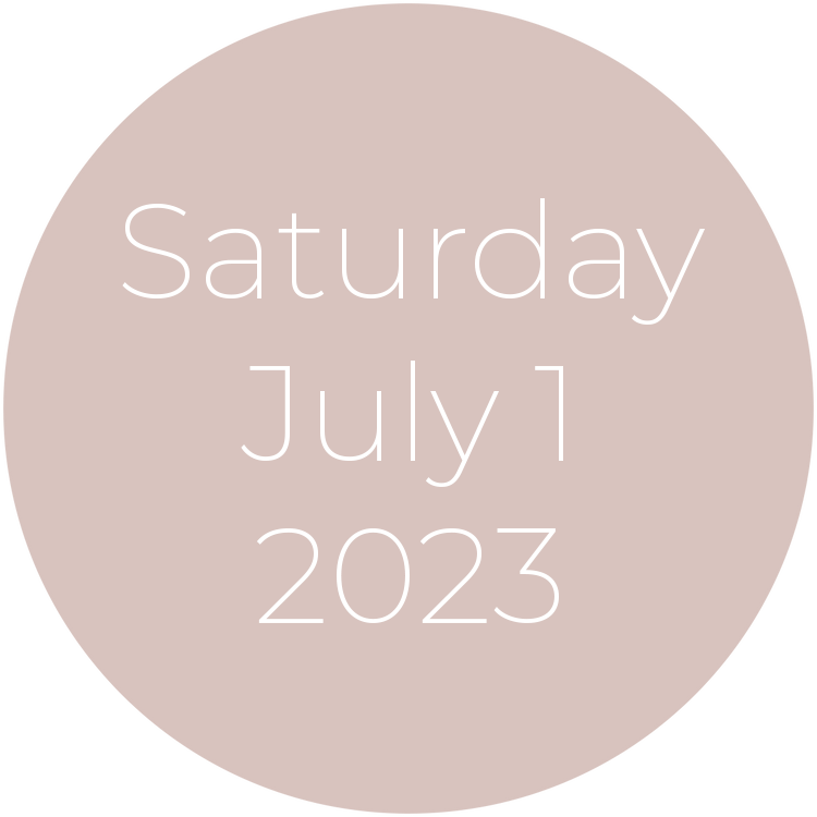 Saturday, July 1, 2023