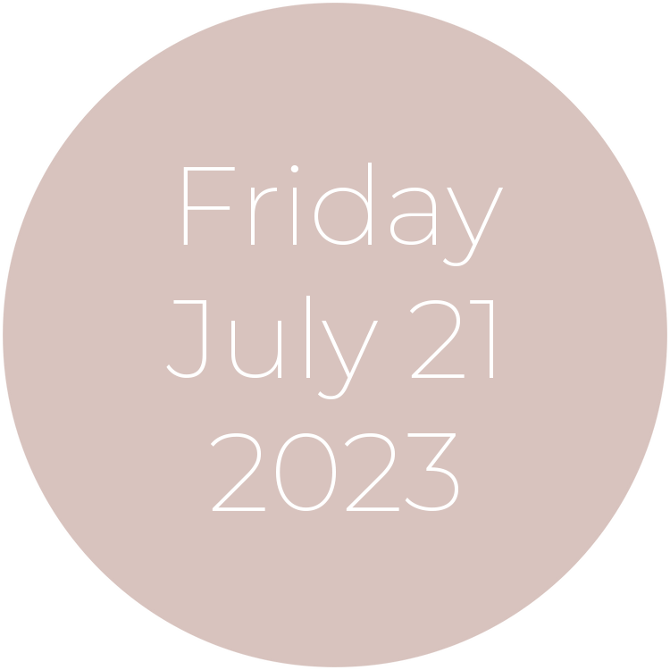 Friday, July 21, 2023