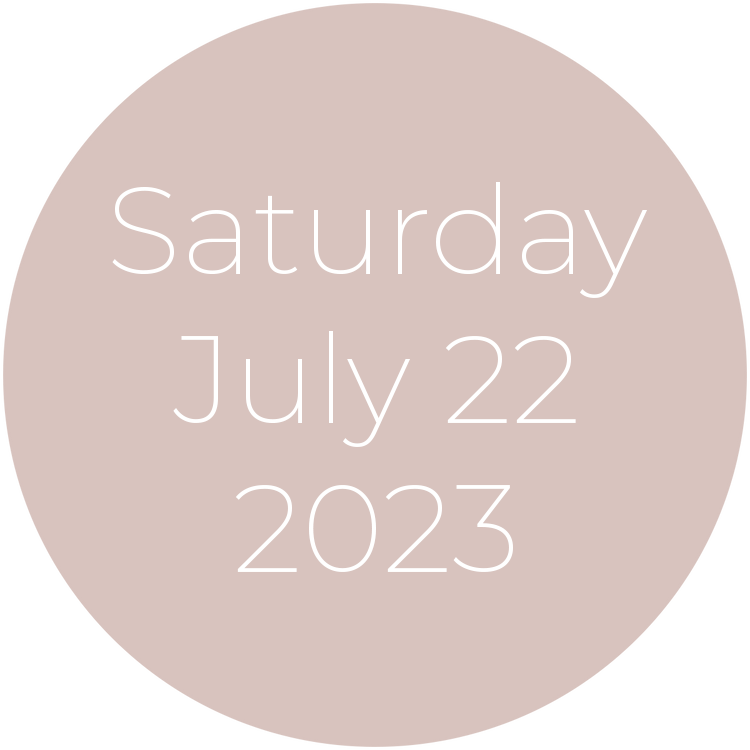 Saturday, July 22, 2023