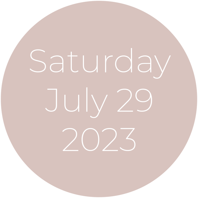 Saturday, July 29, 2023