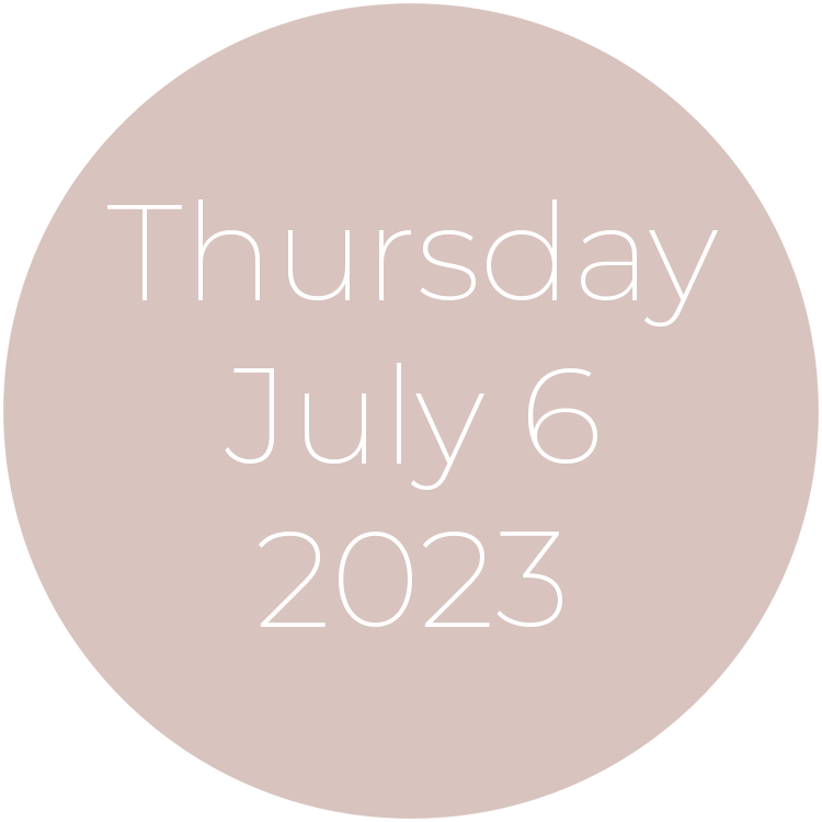 Thursday, July 6, 2023