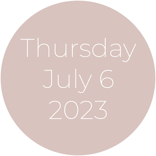 Thursday, July 6, 2023