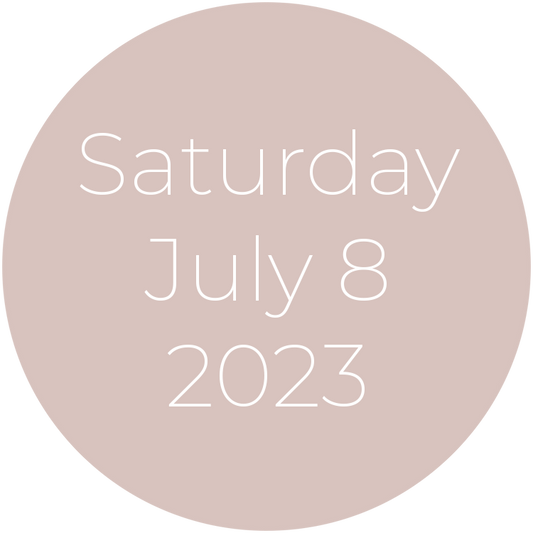 Saturday, July 8, 2023