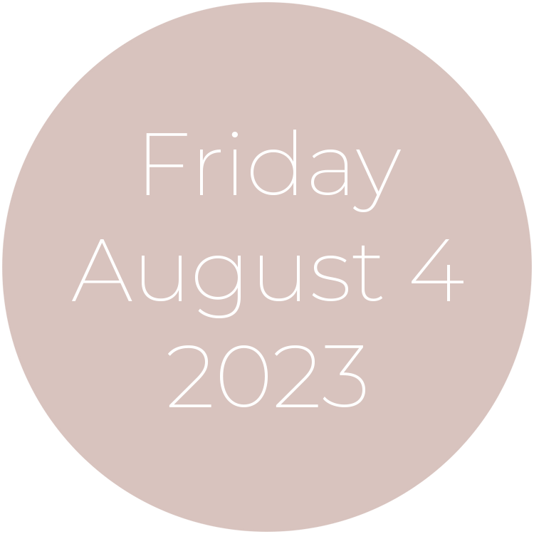 Friday, August 4, 2023