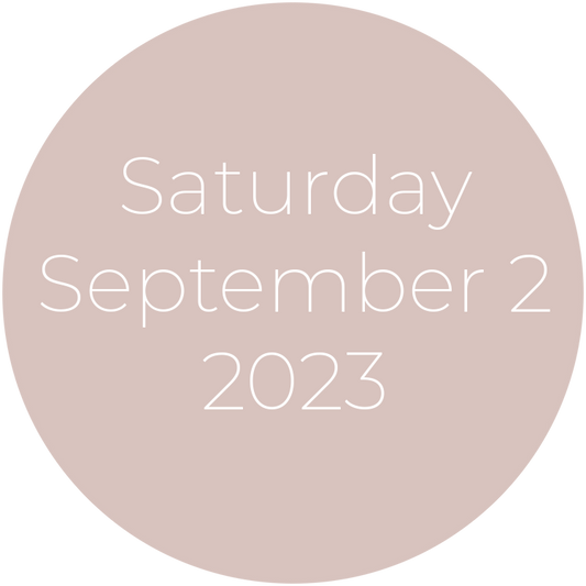 Saturday, September 2, 2023