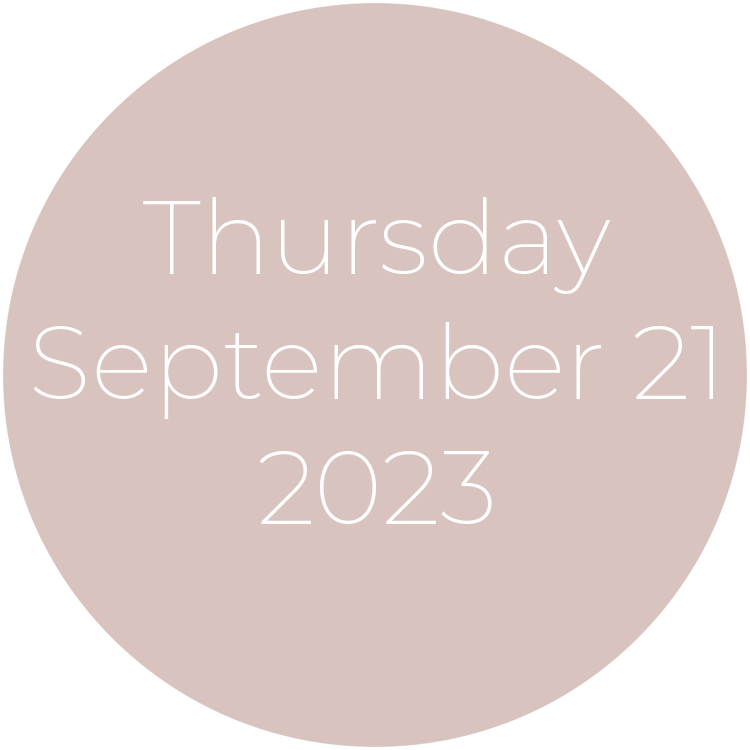 Thursday, September 21, 2023
